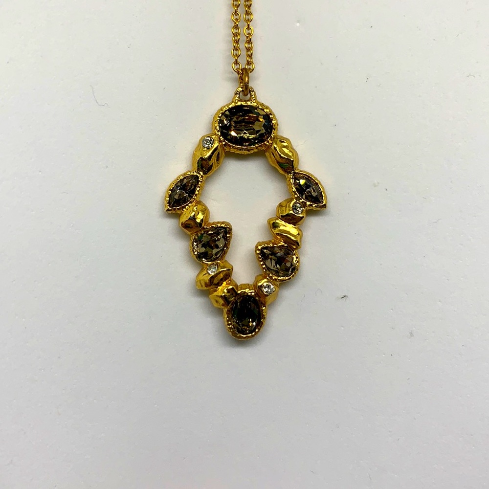 Alexis Bittar Crystal Pendent Necklace